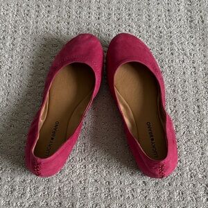 Lucky Brand Women's Fuchsia Ballet Flats Size 9